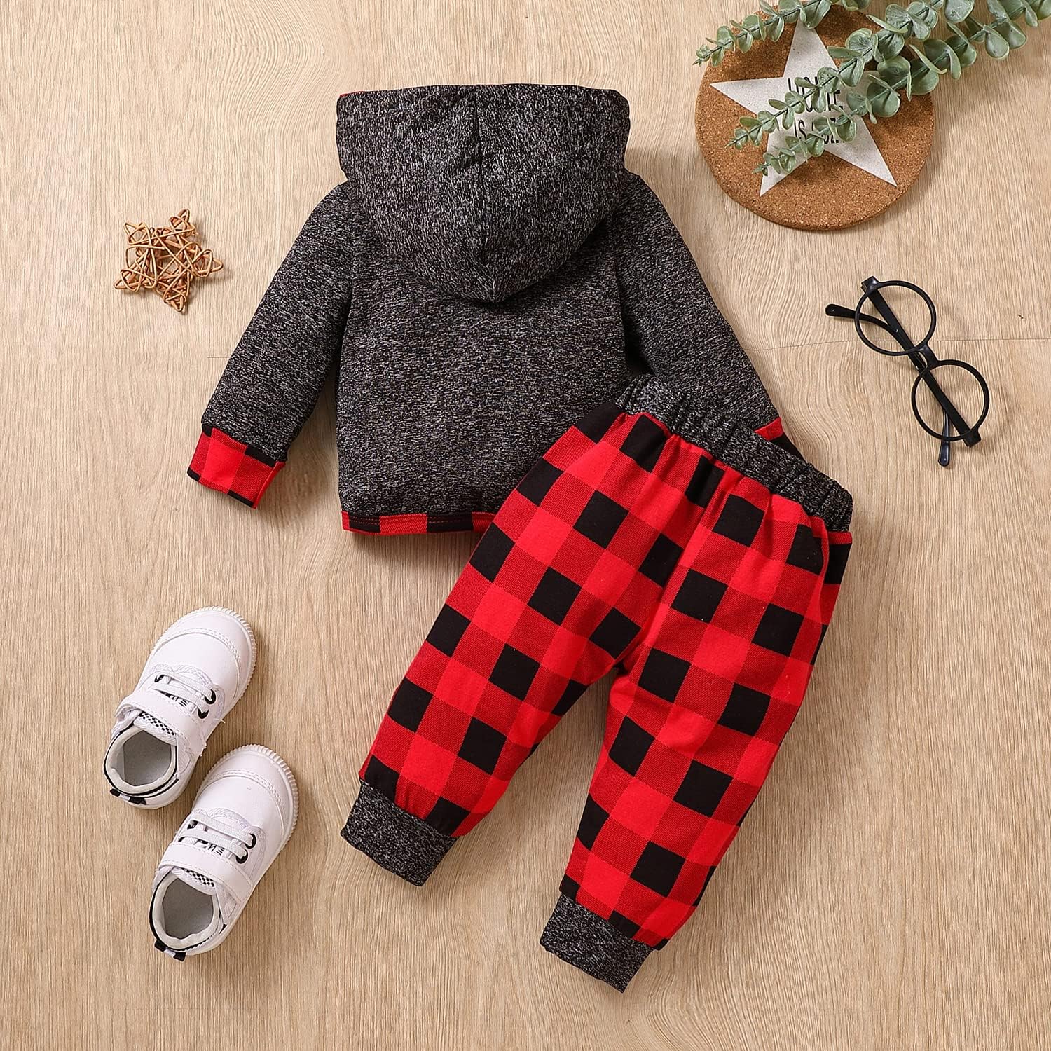 Newborn Baby Girl Clothes Outfits Infant Hoodie Sweatshirt Pants Headband Toddler Girl Clothing Set - Image 2